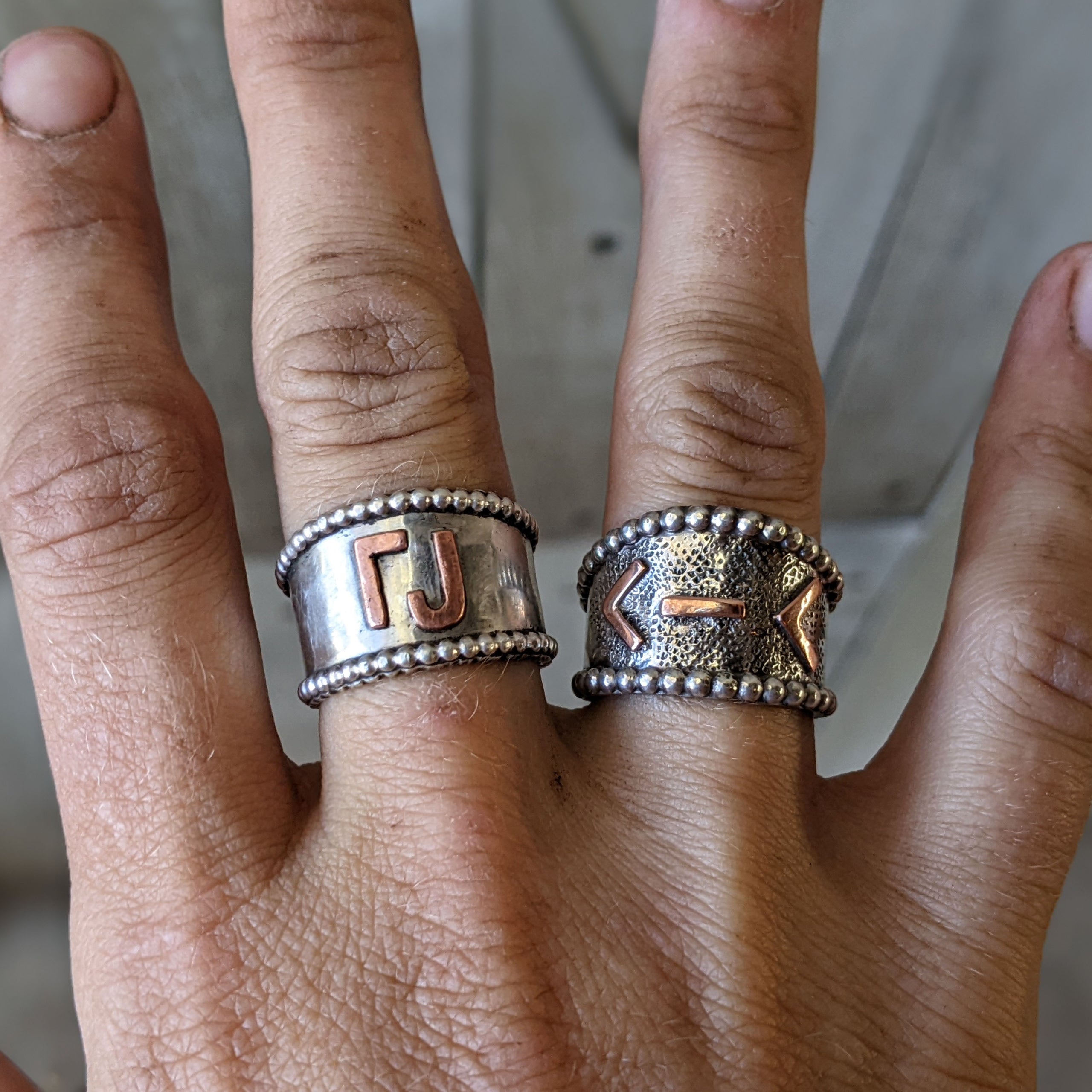 Custom Brand Rings – Seven J Silver