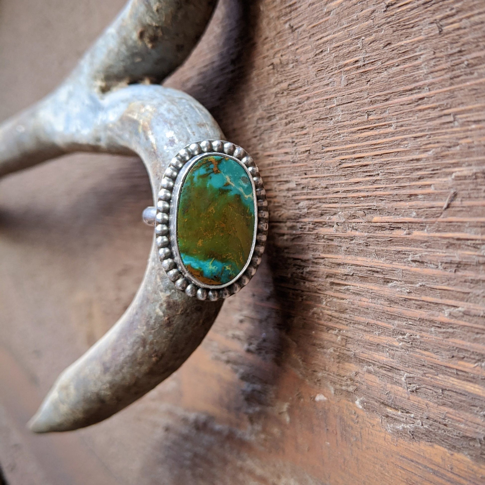 Royston Turquoise Ring - Seven J Silver -  silversmith western colorado ranch jewelry cowboy cowgirl